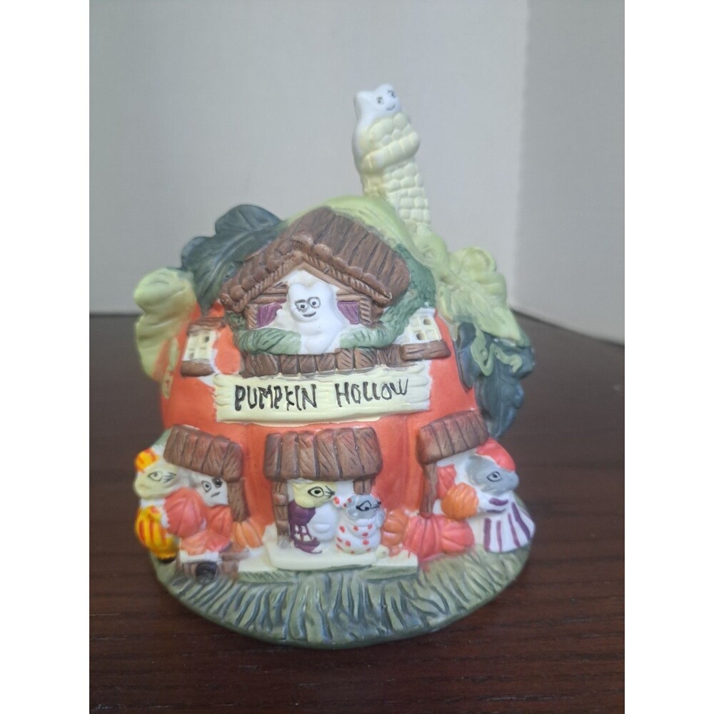 Vintage Pumpkin Hollow Halloween House No Cord